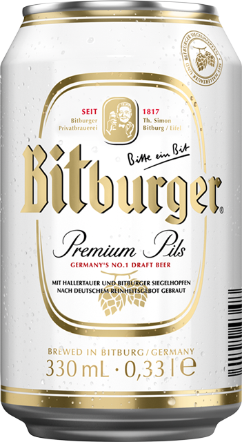 Изображение товара "Bitburger" Premium Pils 0.33 л.
