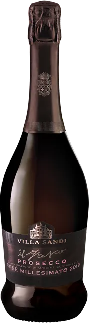 Изображение товара Prosecco, "Il Fresco", Rosé, Millesimato, Villa Sandi Brut  0.75 л.